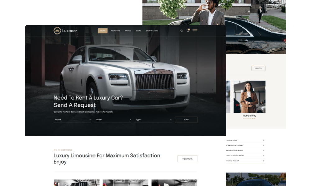 Luxecar - Cars Template