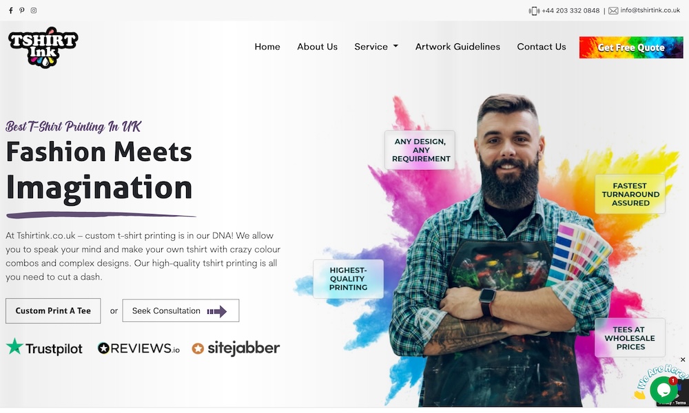 Tshirt Printing England