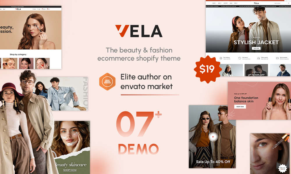 Vela – Multipurpose Fashion, Beauty & Cosmetic Shopify Theme