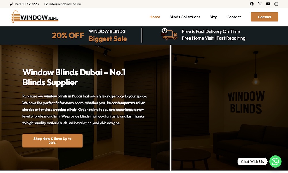 Window Blinds Dubai