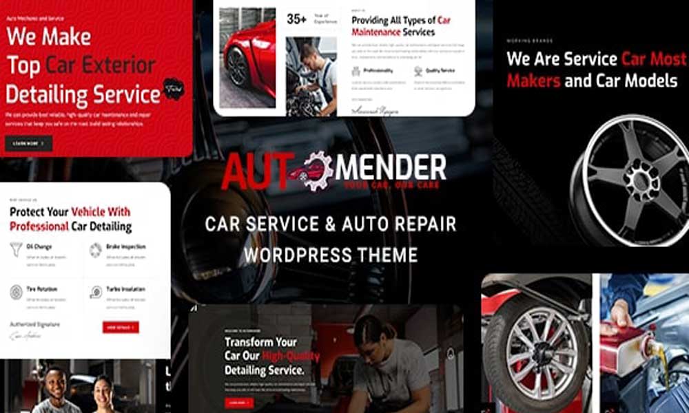 Automender- Car Repair & Service WordPress Theme 