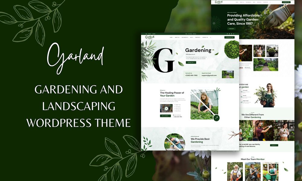 Garland – Gardening and Landscaping WordPress Theme