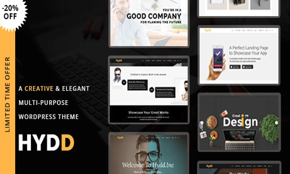  Hydd - Creative Multi-Purpose WordPress Theme