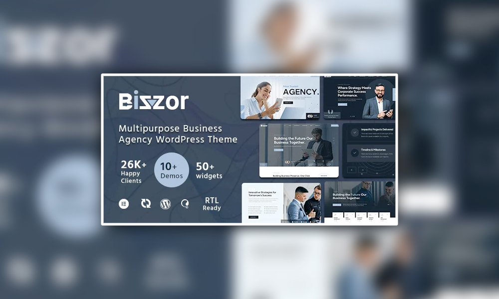 Bizzor – Multipurpose Business Agency WordPress Theme