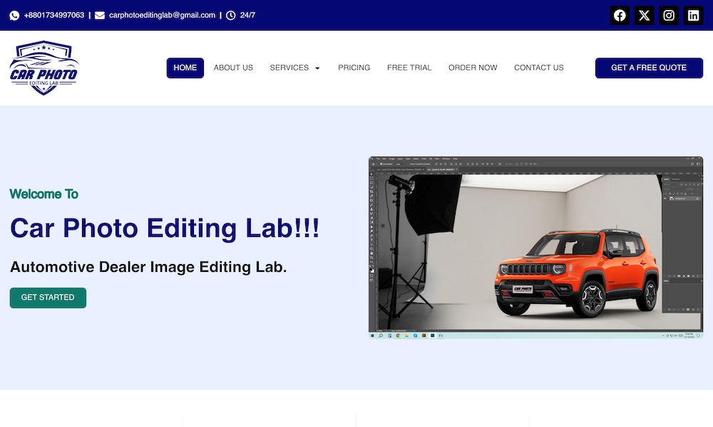 Car Photo Editing Lab
