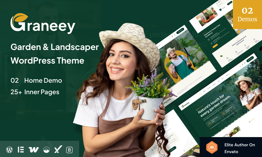 Graneey - Garden & Landscaping WordPress Theme