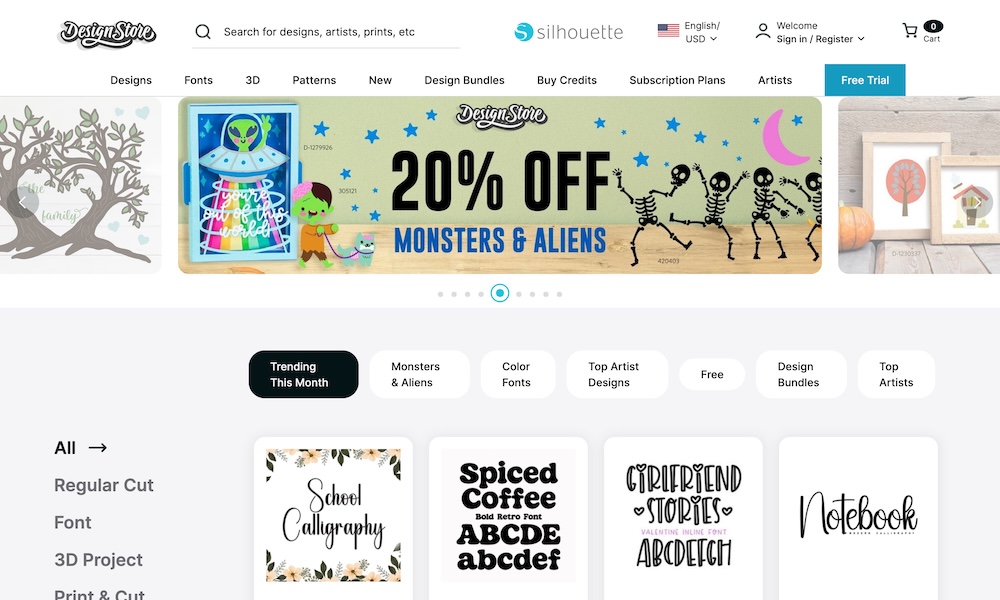 Silhouette Design Store