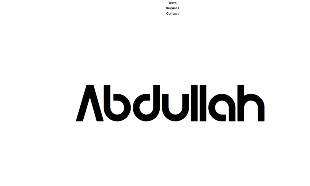 Abdullah's Portfolio