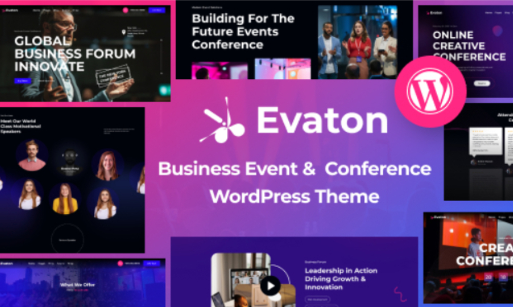 Evaton - Event Conference & Meetup WordPress Theme