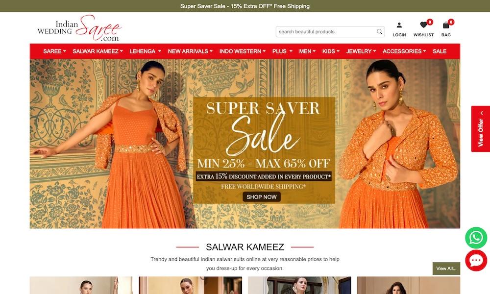 Indian Wedding Saree