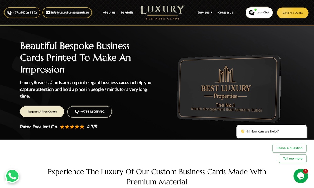 Luxury Business Cards