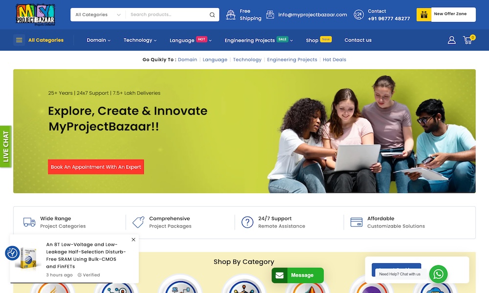 Myprojectbazaar
