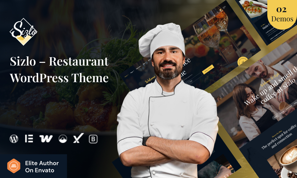 Sizlo – Restaurant Elementor WordPress Theme