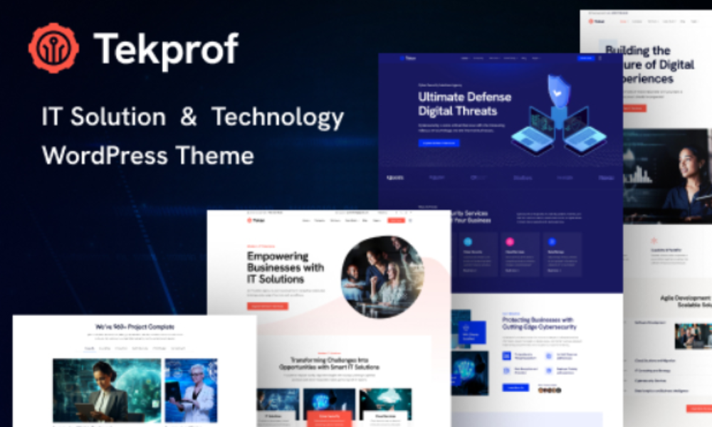 Tekprof - IT Solution & Technology Elementor WordPress Theme