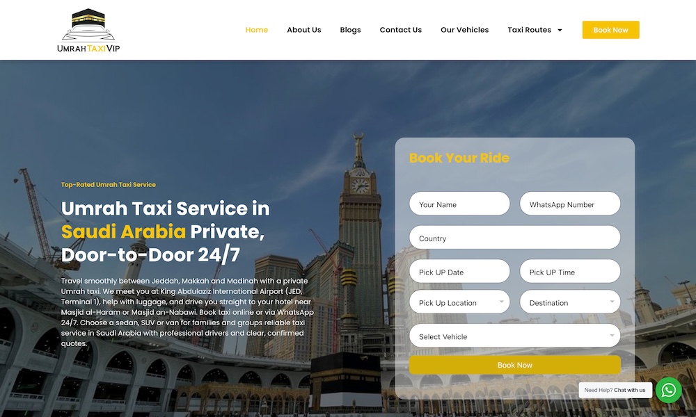 Umrah Taxi Vip