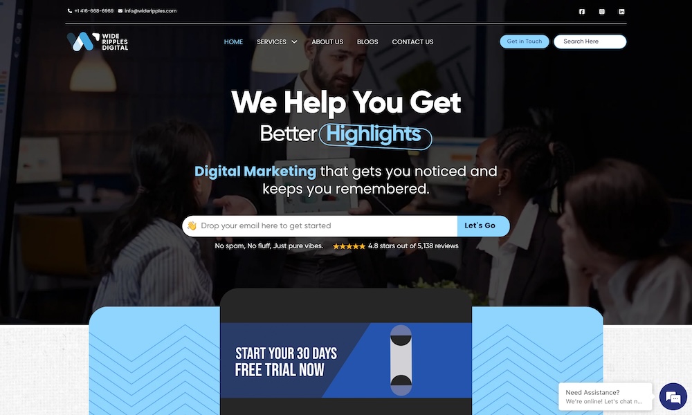 Wide Ripples Digital