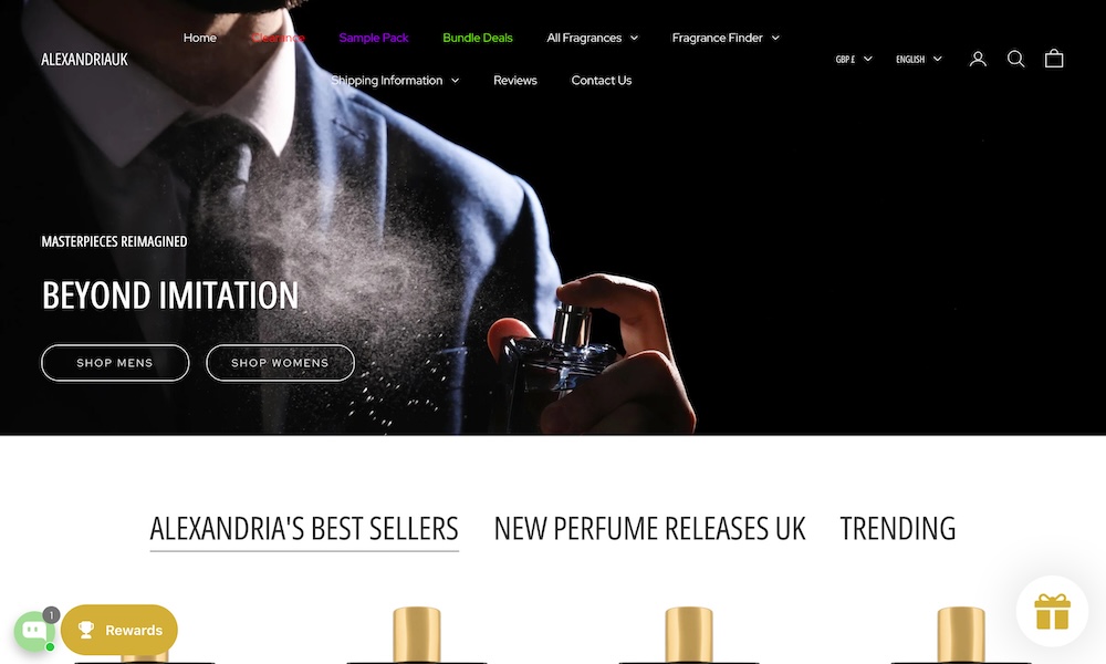 Alexadnria UK Fragances