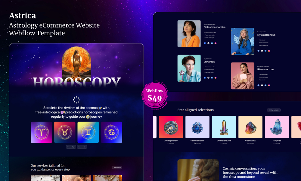 Astrica Webflow Template