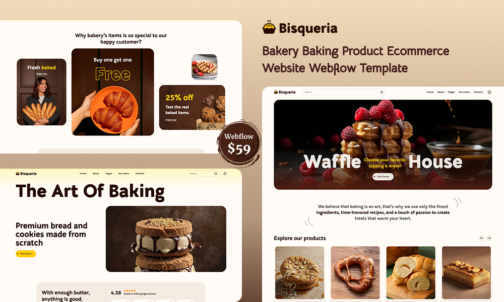 Bisqueria Webflow Template