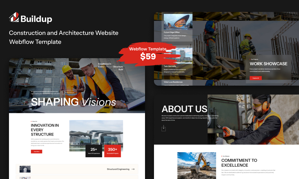 Buildup Webflow Template