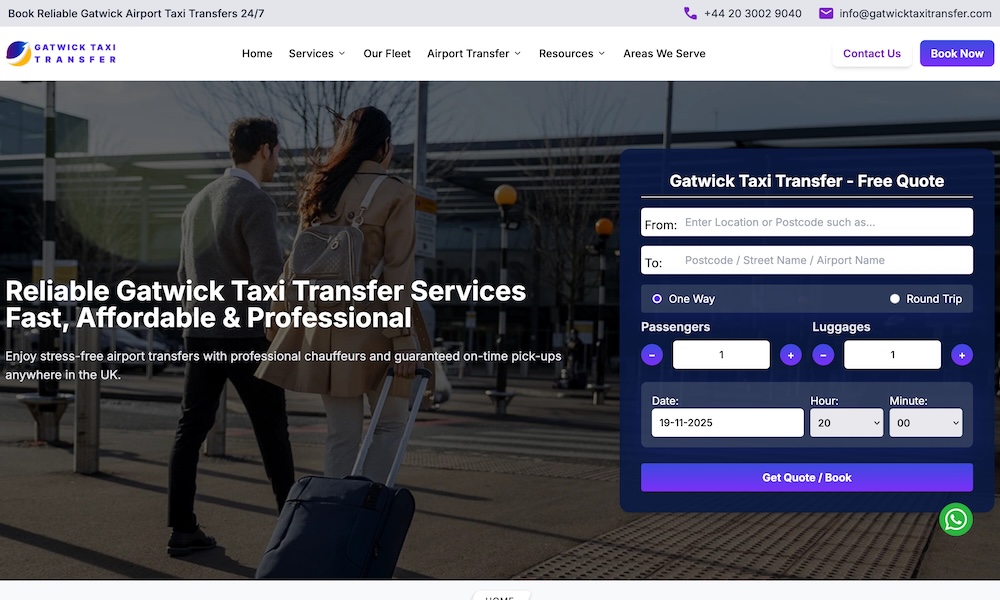 Gatwick Taxi Transfer