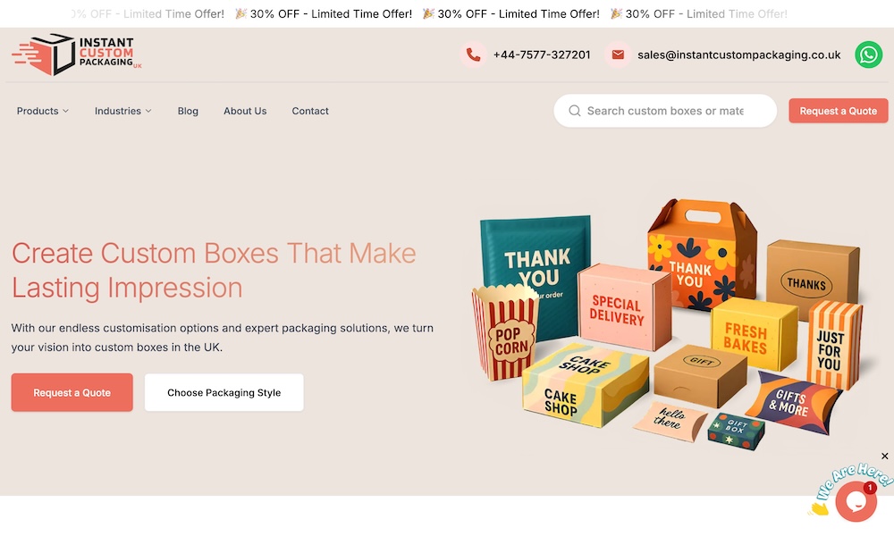 Instant Custom Packaging