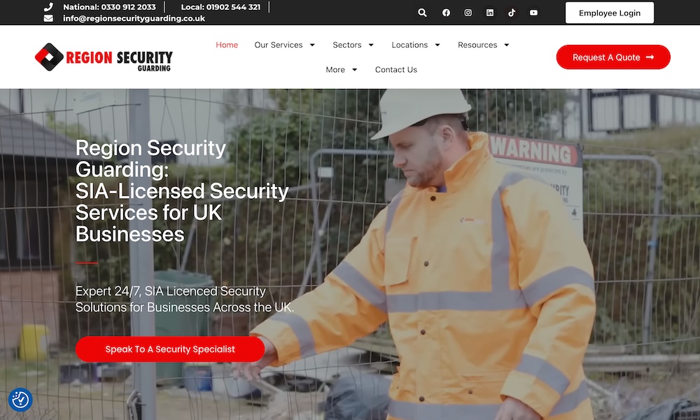 Region security Guarding London