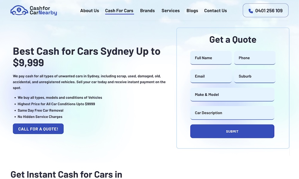 Cash For Car Nearby