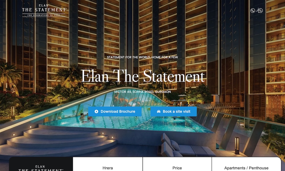 Elan The Statement Sector 49