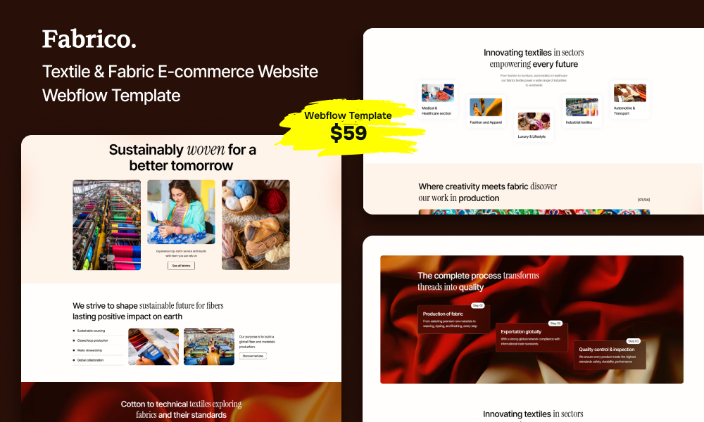 Fabrico Webflow Template