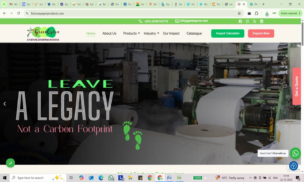 fortune paper products