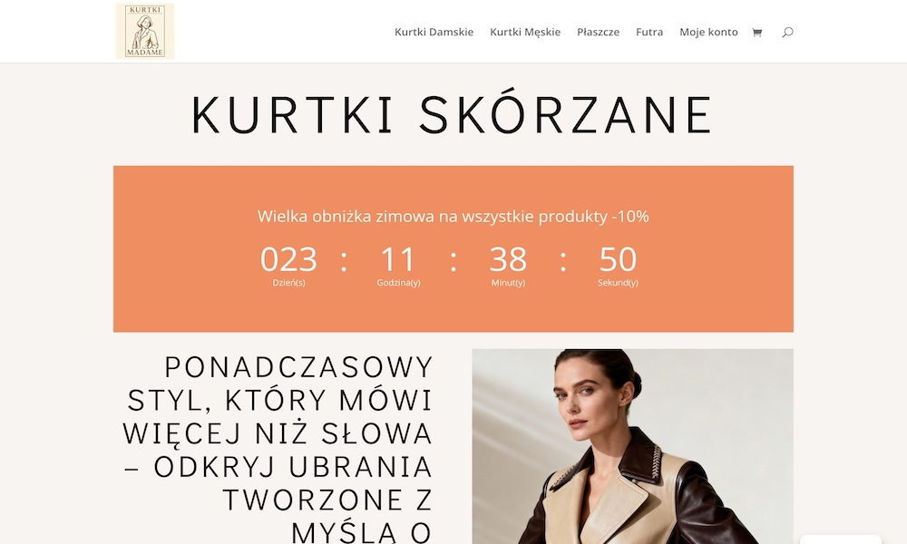 Kurtki Skórzane
