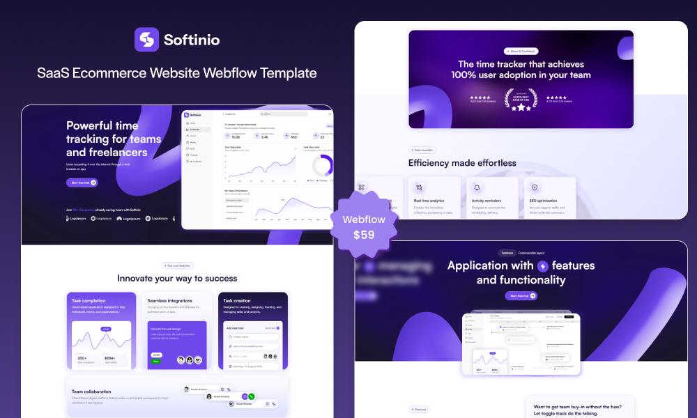 Softinio Webflow Template