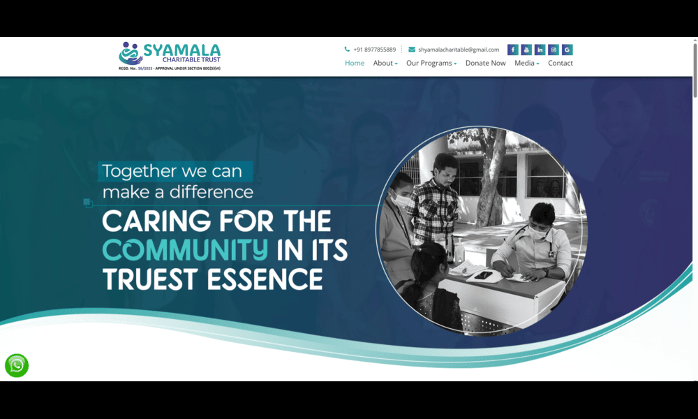 Syamala Charitable Trust: Empowering Lives with Free Healthcare, Education & Rural Development