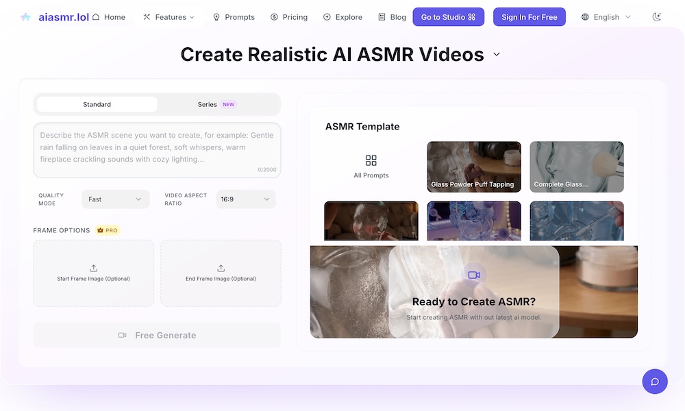 AI ASMR Generator