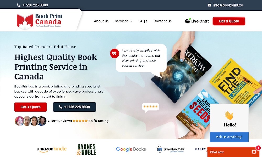 Book Printing Canada