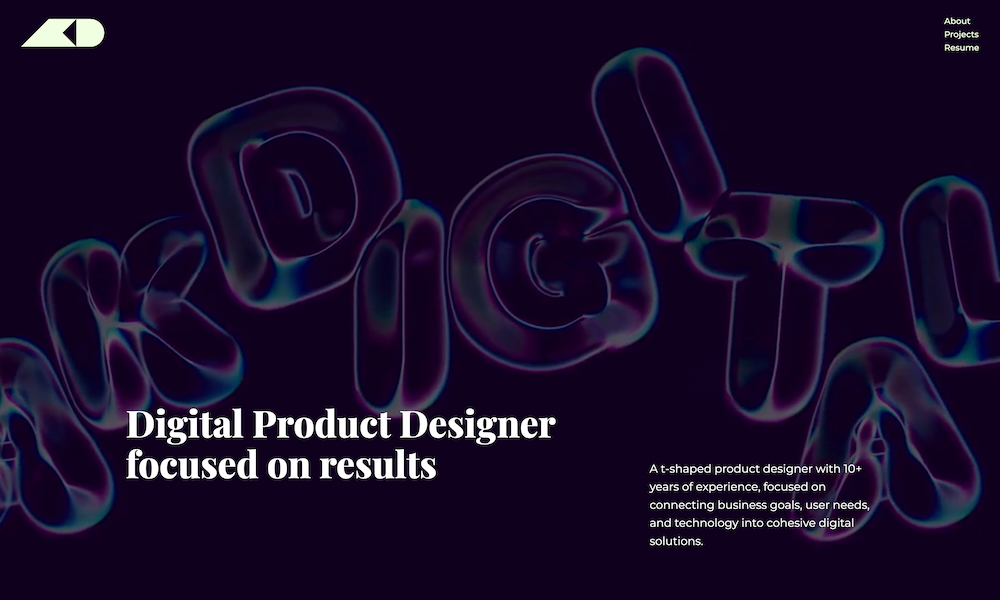 Digital Product Designer Portfolio