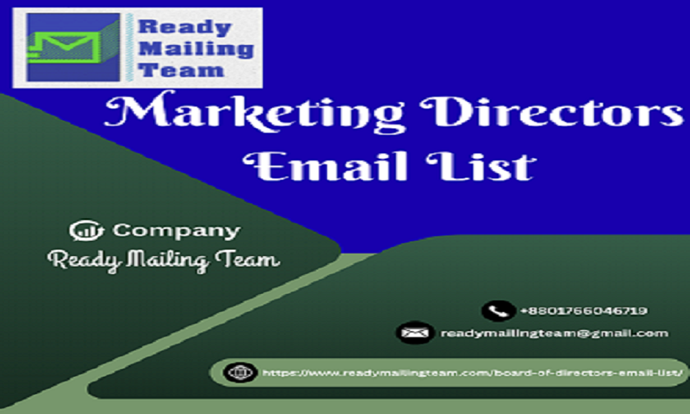 Marketing Directors Email List – Connect with the Leaders Driving Marketing Strategy