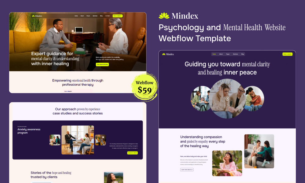 Mindex Webflow Template