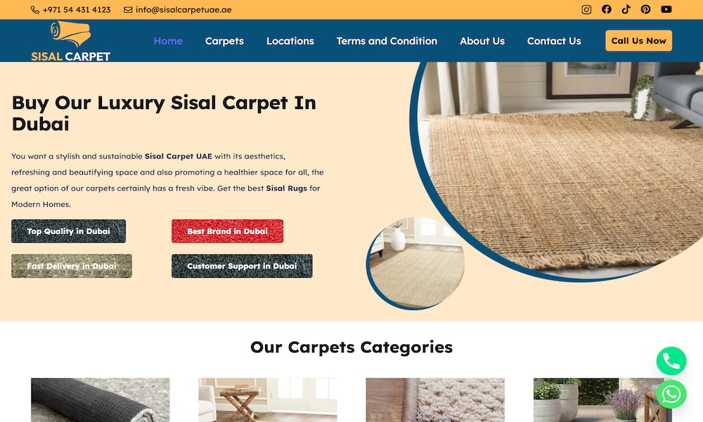 Sisal Carpet UAE