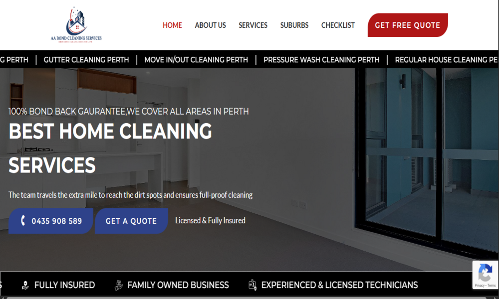 AA Bond Cleaning Service