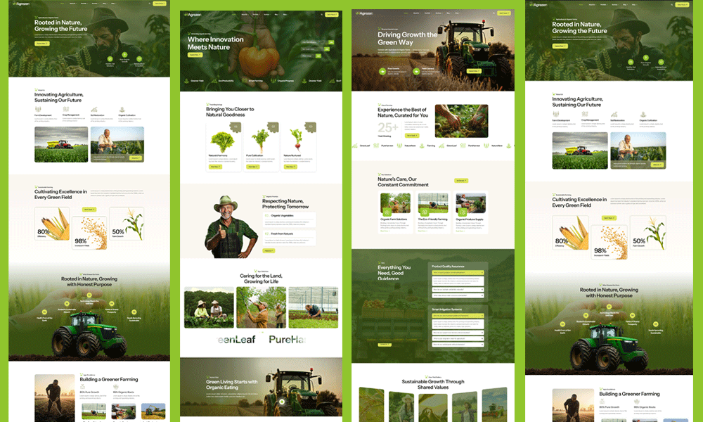 Agrezen – Agriculture & Organic Farm WordPress Theme