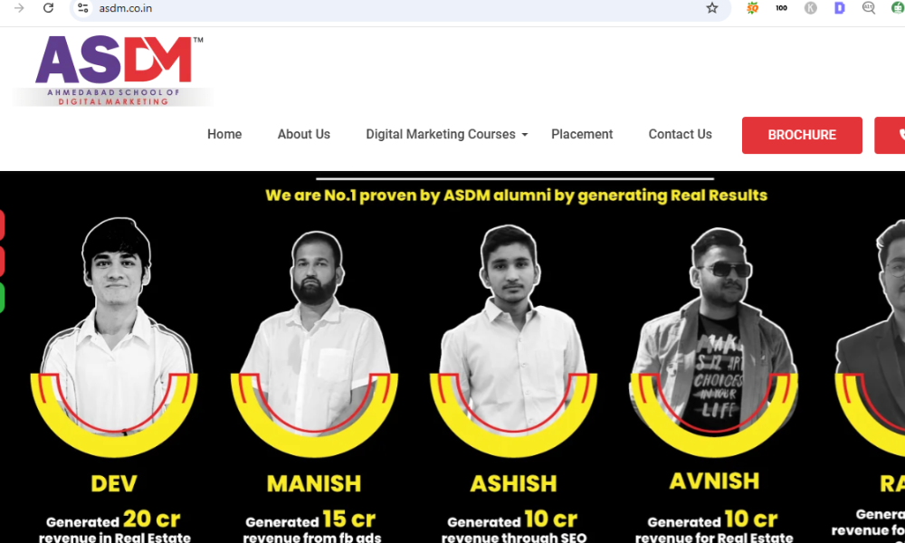 ASDM - Digital Marketing course in ahmedabad