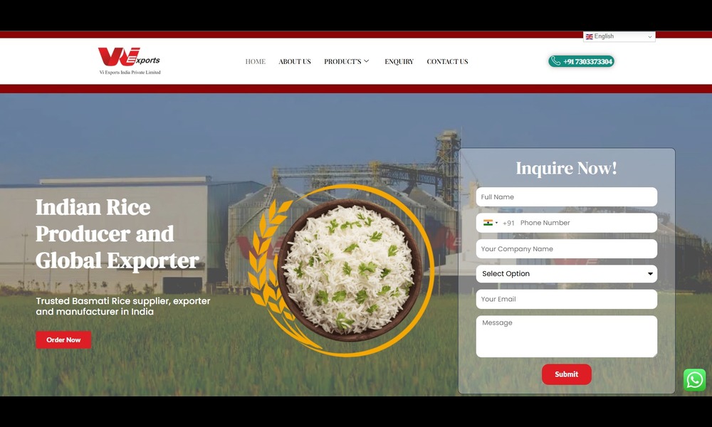 Basmati Rice Exporter