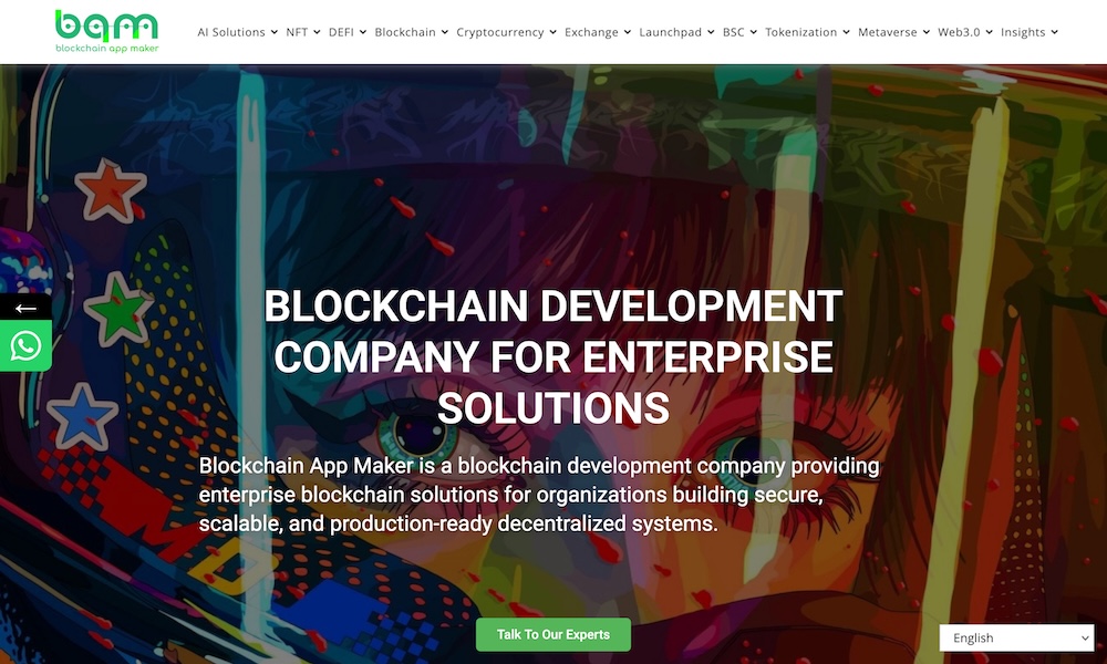 Blockchain app maker