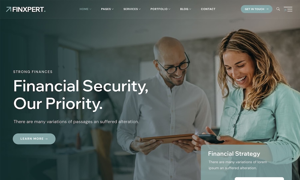 Finxpert – Finance & Consulting Business WordPress Theme