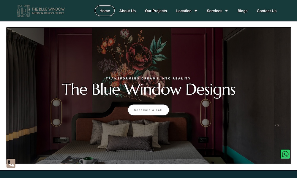 The Blue Window Design