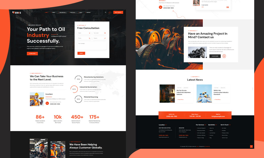 Verks – Factory WordPress Theme