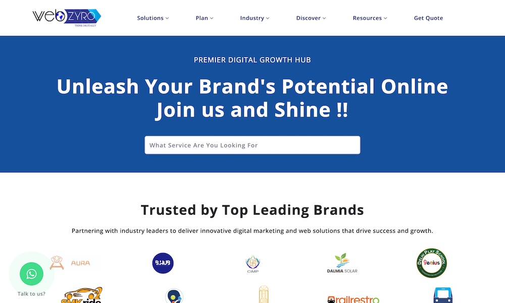 Webzyo Technologies PVT. LTD.