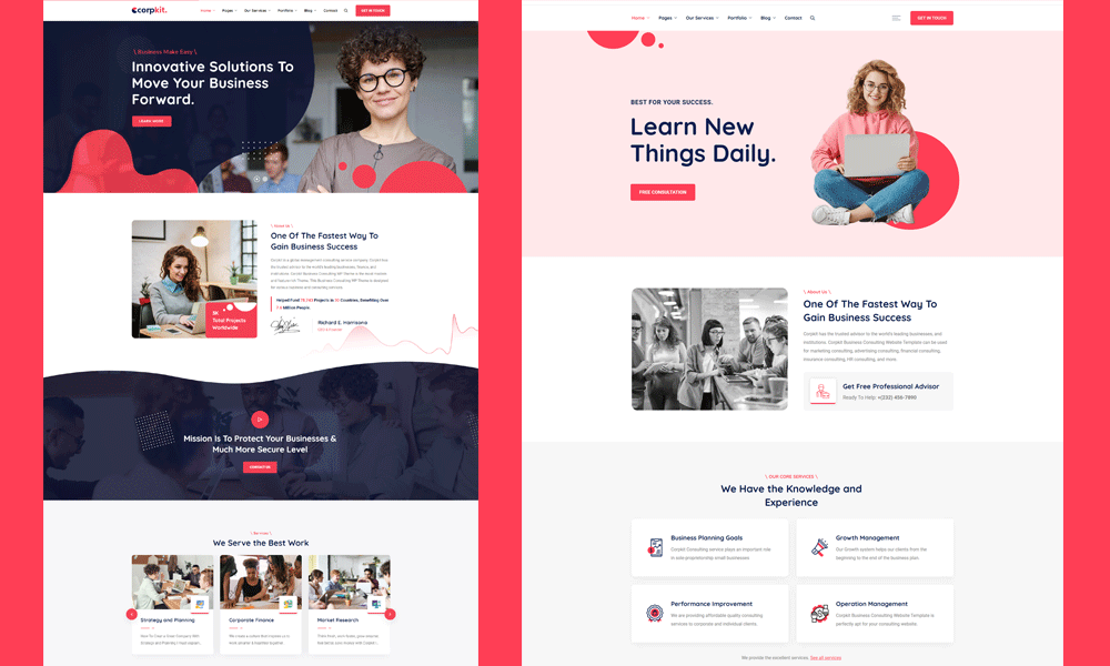 Corpkit Business Consulting Theme